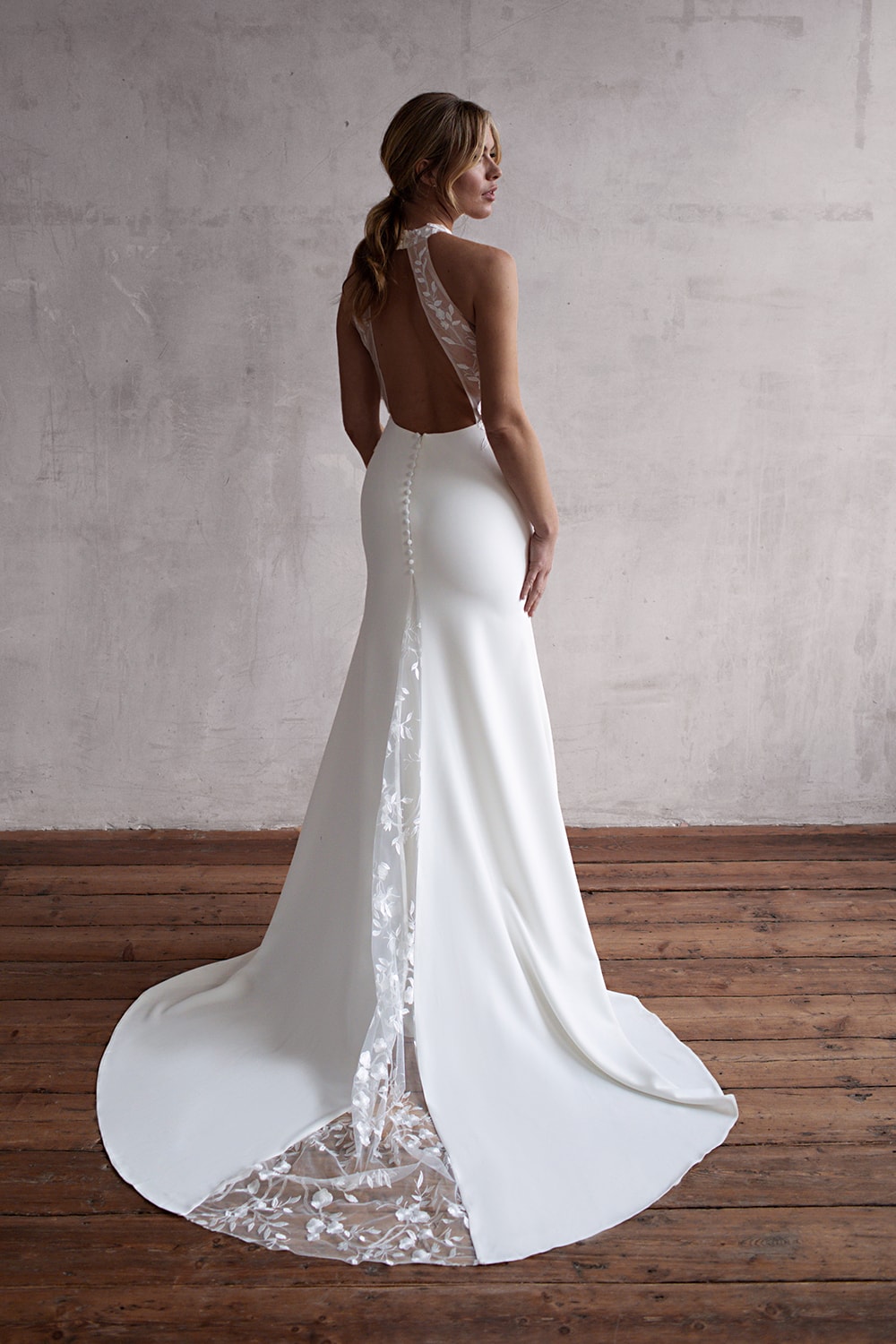 Boho Wedding Dress Halter Neckline Bridal Shop London