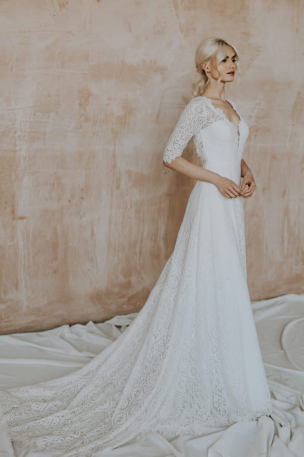 Lace Applique Tank Ball Gown Wedding Dress | David's Bridal