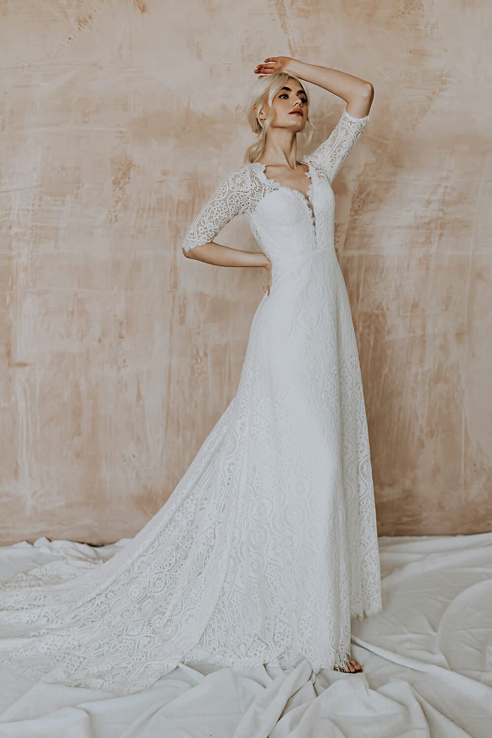 Kimberly UK30201 Love Spell Design Bridal Shop Near Me Wedding Dress Shops London Wedding Dresses Lace Wedding Dress Lace Boho Wedding Dresses Boho Wedding Dress Boho Dress Wedding Dress Summer