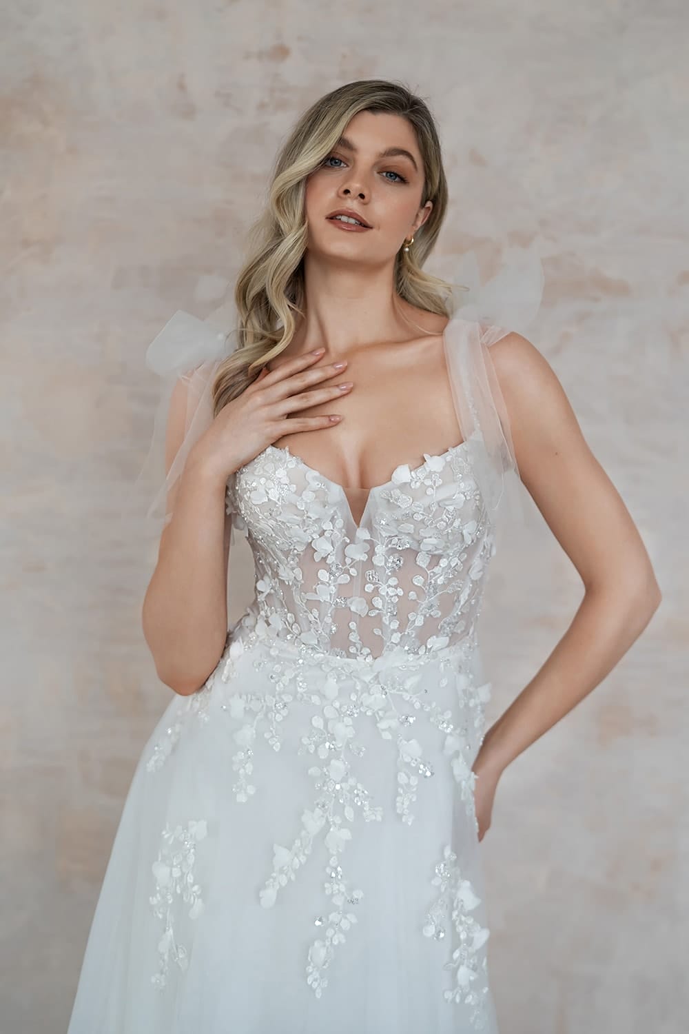 Alice UK30307 Wedding Dress A Line Wedding Dress Lace 5 Love Spell Design