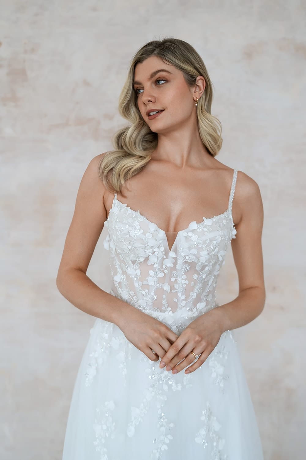Alice UK30307 Wedding Dress With Sleeves Bridal Shop London 8 Love Spell Design