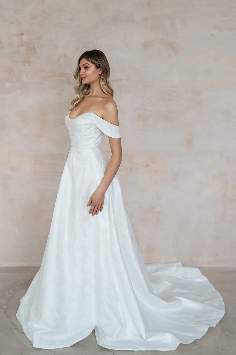 Emmy UK30309 Boho Wedding Dress With Sleeves Wedding Dress A Line 7 Love Spell Design