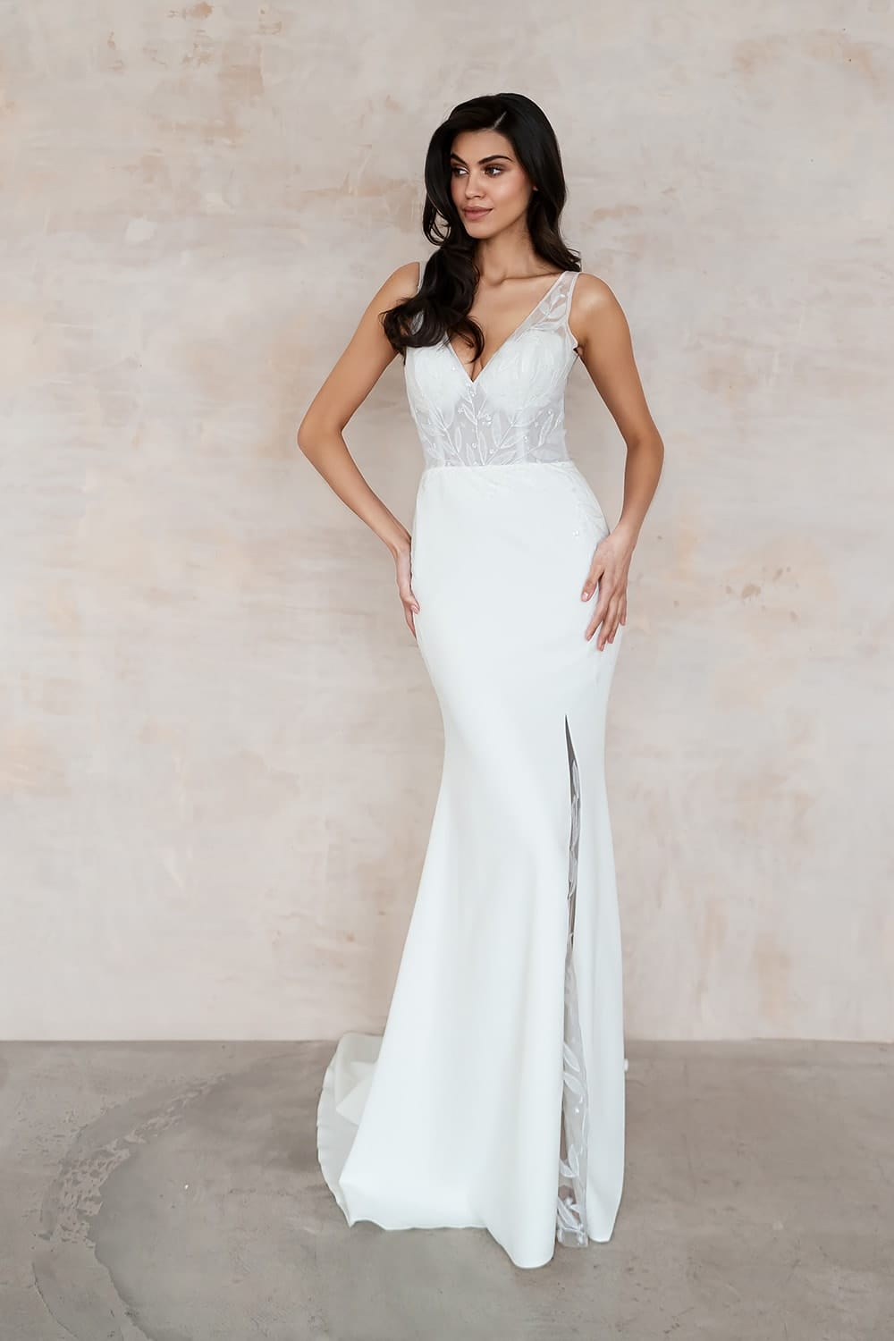 Franki UK30322 - Wedding Dress Long Sleeves Wedding Dress Overskirt - 9 Love Spell Design Franki UK30322 Wedding Dress Long Sleeves Wedding Dress Overskirt 9 Love Spell Design