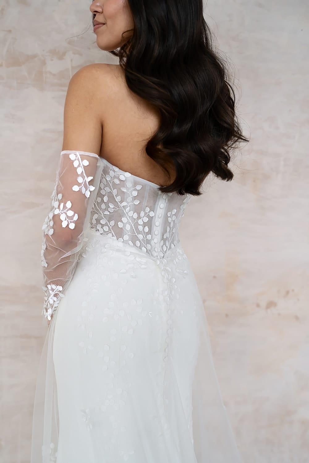 Kaia UK30314 Mermaid Wedding Dresses Wedding Dress With Detachable Skirt 23 Love Spell Design