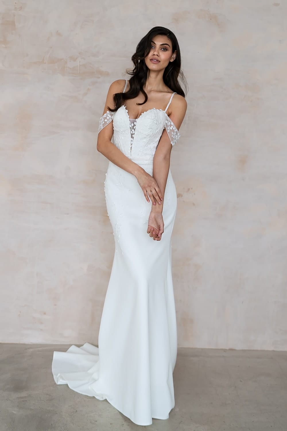 Kaia UK30314 Wedding Dress Lace Wedding Dress Long Sleeves 1 Love Spell Design