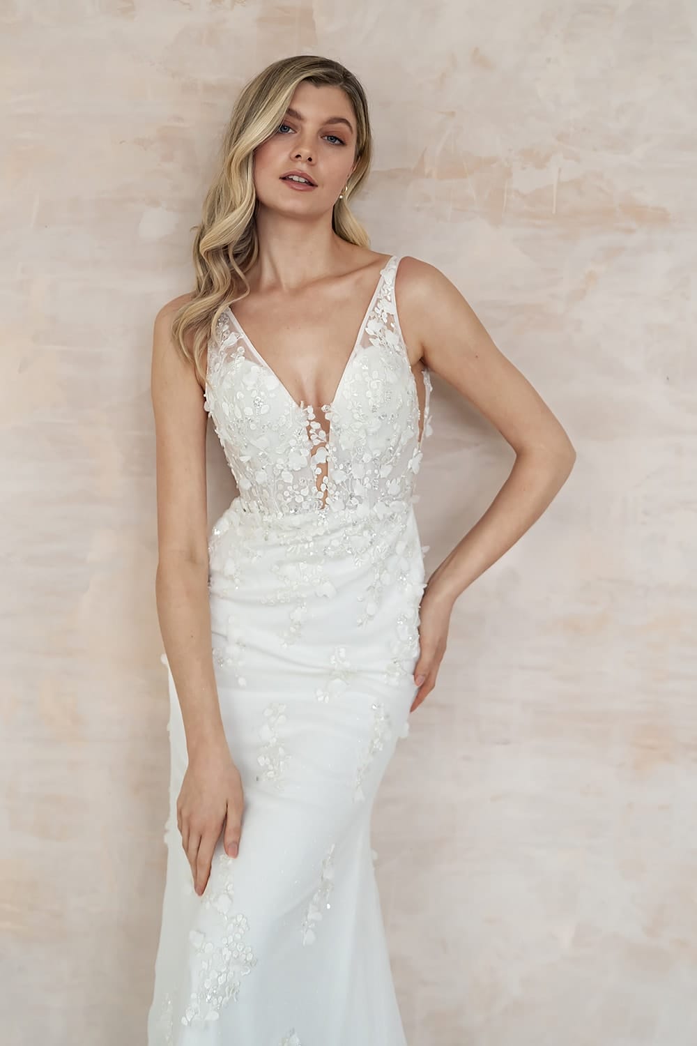 Luna UK30308 - Boho Wedding Dresses London Wedding Dress V-Neck - 13 Love Spell Design Luna UK30308 Boho Wedding Dresses London Wedding Dress V Neck 13 Love Spell Design