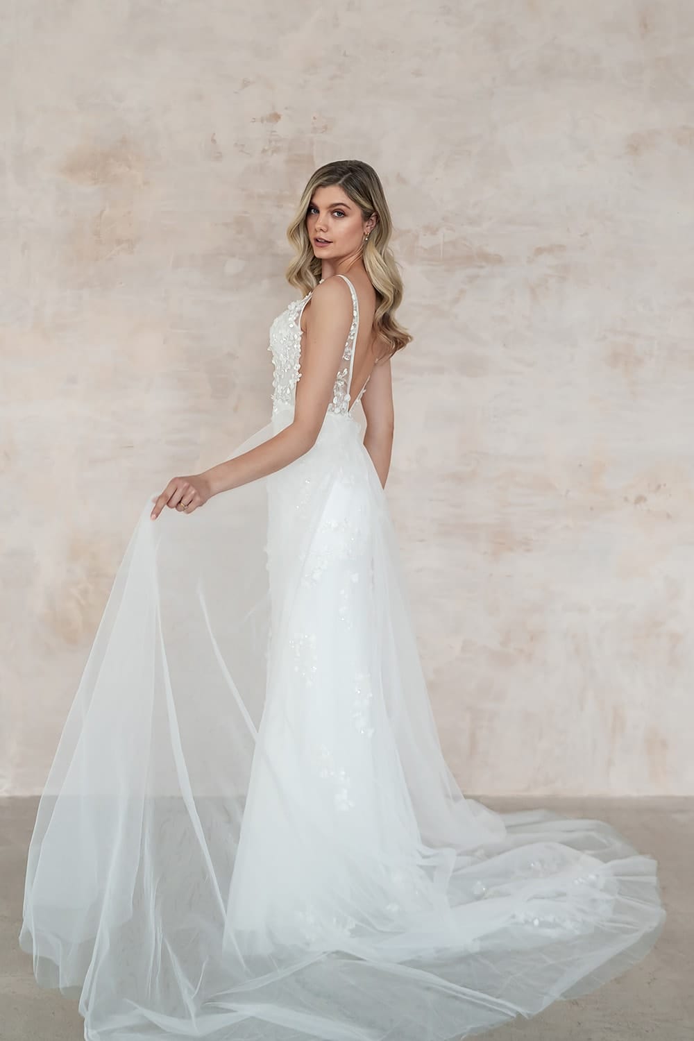 Luna UK30308 - Boho Wedding Dresses Wedding Dress With Detachable Skirt - 11 Love Spell Design Luna UK30308 Boho Wedding Dresses Wedding Dress With Detachable Skirt 11 Love Spell Design