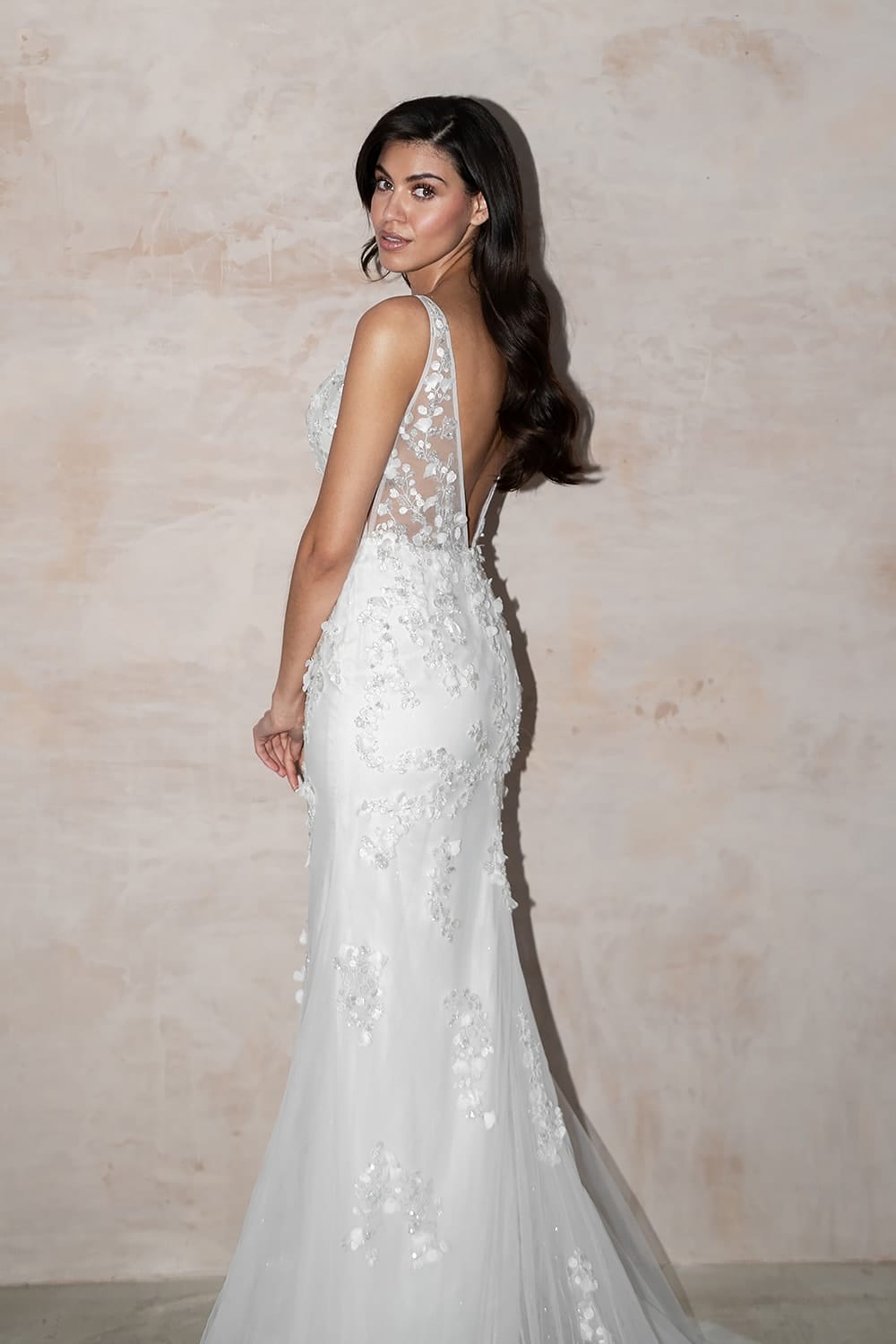 Luna UK30308 Mermaid Wedding Dresses Wedding Dress Detachable Skirt 9 Love Spell Design
