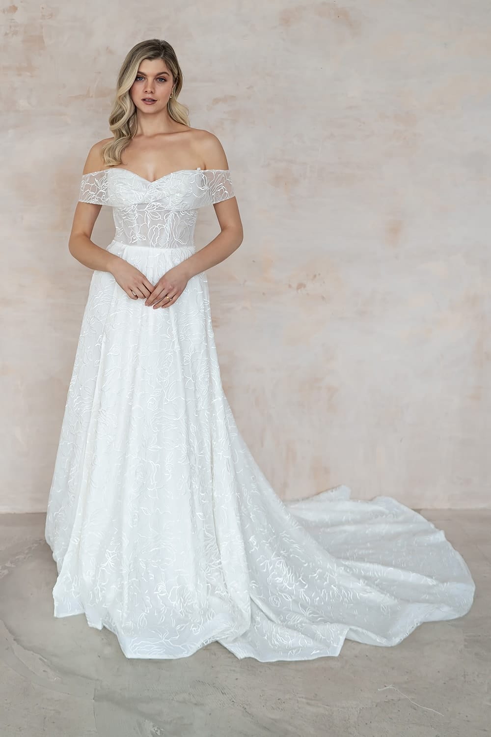 Marlowe UK30310 Boho Wedding Dress Wedding Dress Long Sleeve 8 Love Spell Design