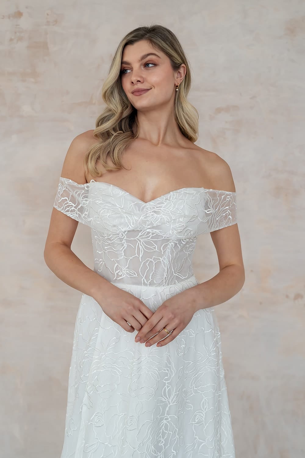 Marlowe UK30310 - Wedding Dress Lace Wedding Dress A-Line - 3 Love Spell Design Marlowe UK30310 Wedding Dress Lace Wedding Dress A Line 3 Love Spell Design
