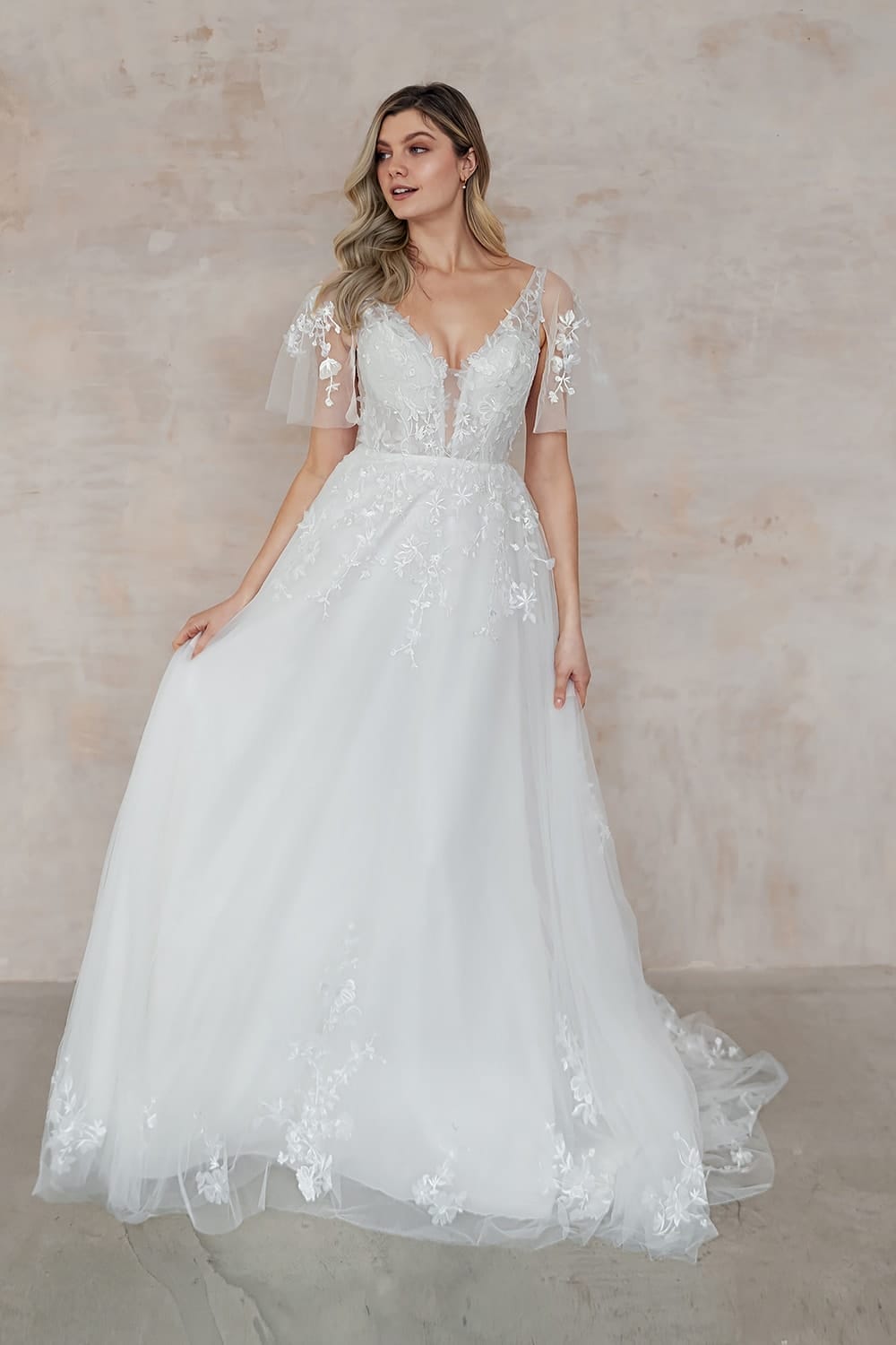 Olive UK30320 Wedding Dress London Boho Wedding Dress 8 Love Spell Design
