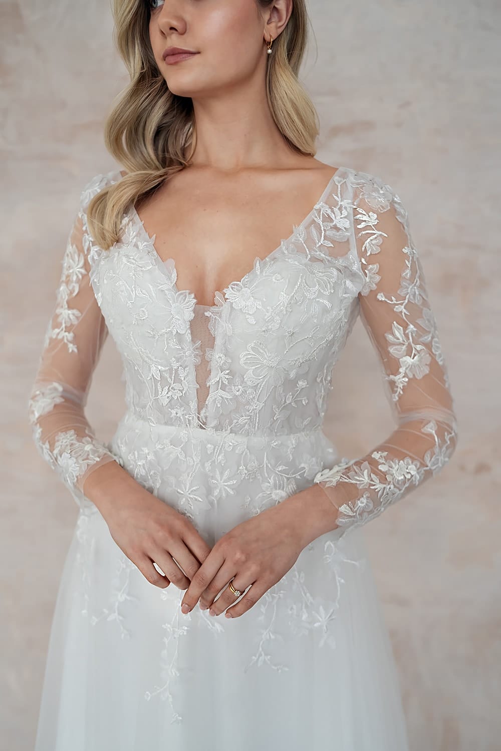 Olive UK30320 - Wedding Dress V-Neck Wedding Dress Lace - 6 Love Spell Design Olive UK30320 Wedding Dress V Neck Wedding Dress Lace 6 Love Spell Design