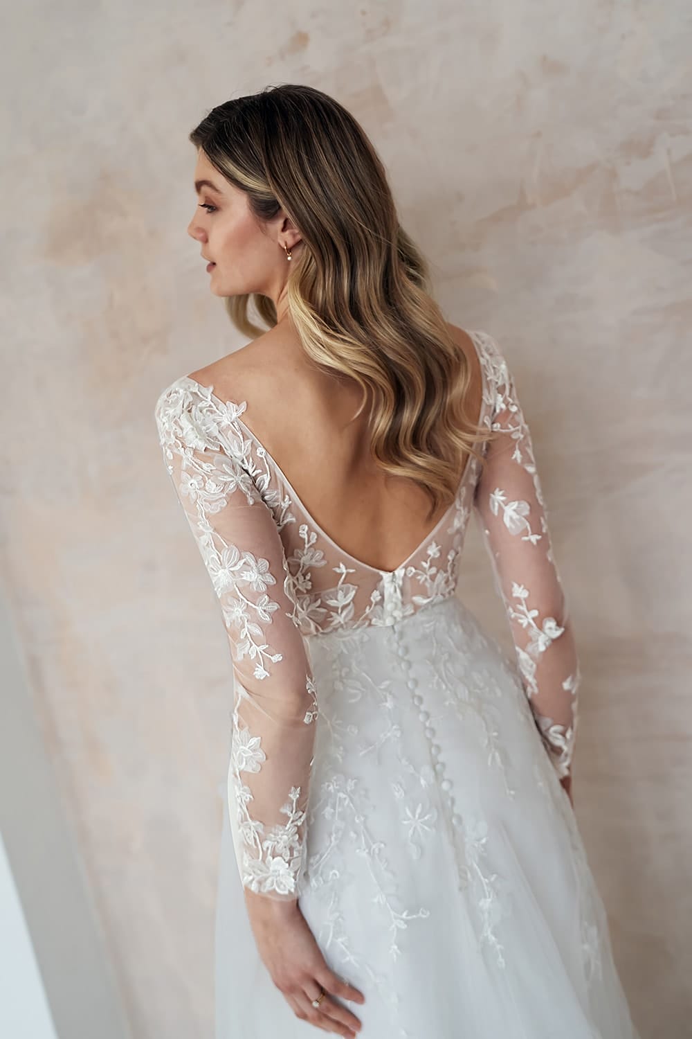 Olive floral boho wedding dress Wedding Dresses Love Spell Design