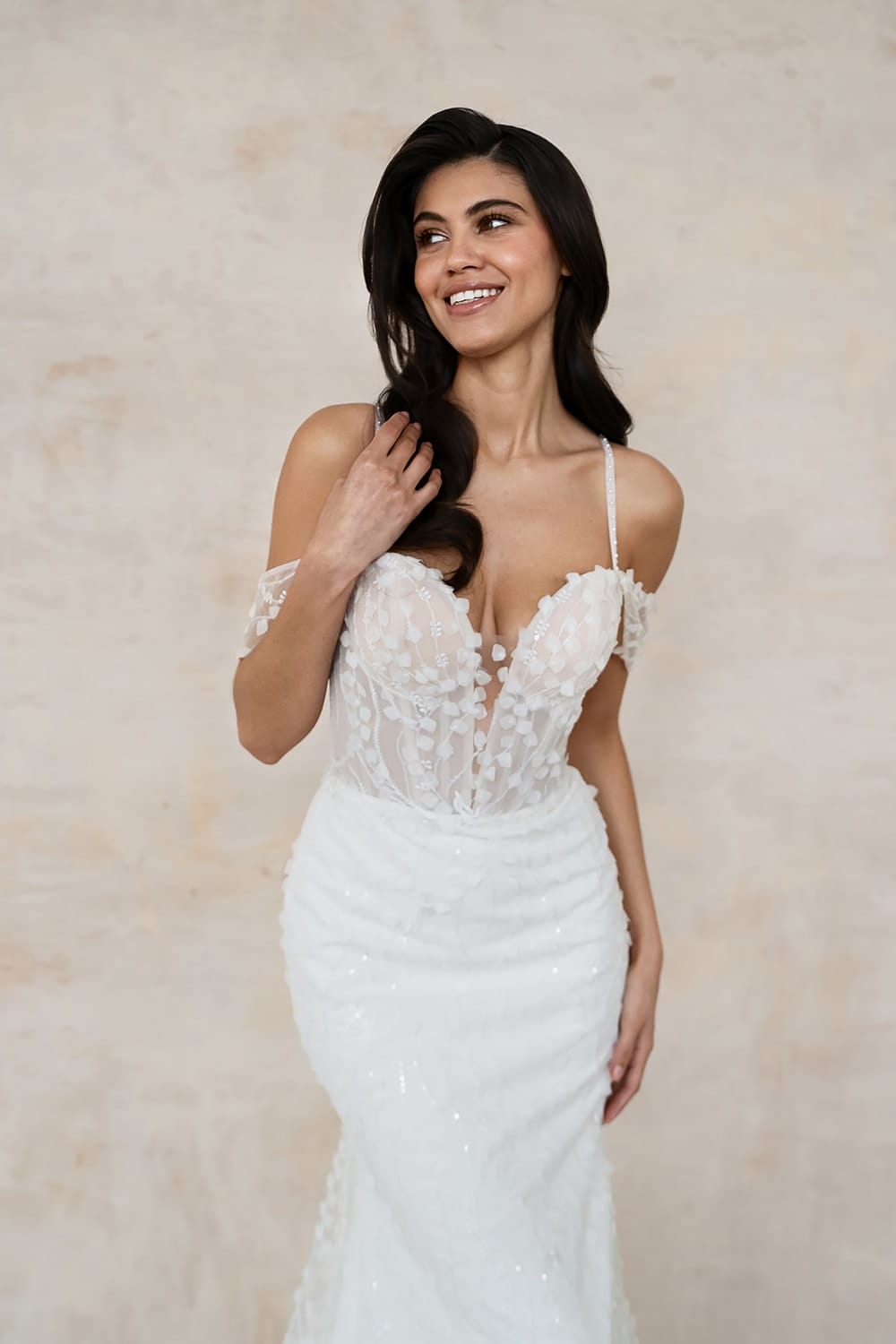 Raye UK30317 Wedding Dress Lace Wedding Dress Off The Shoulder 1 Love Spell Design