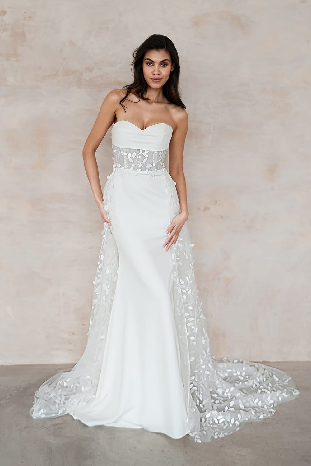 Sydney UK30312 Wedding Dresses Summer Wedding Dress With Overskirt 3 Love Spell Design