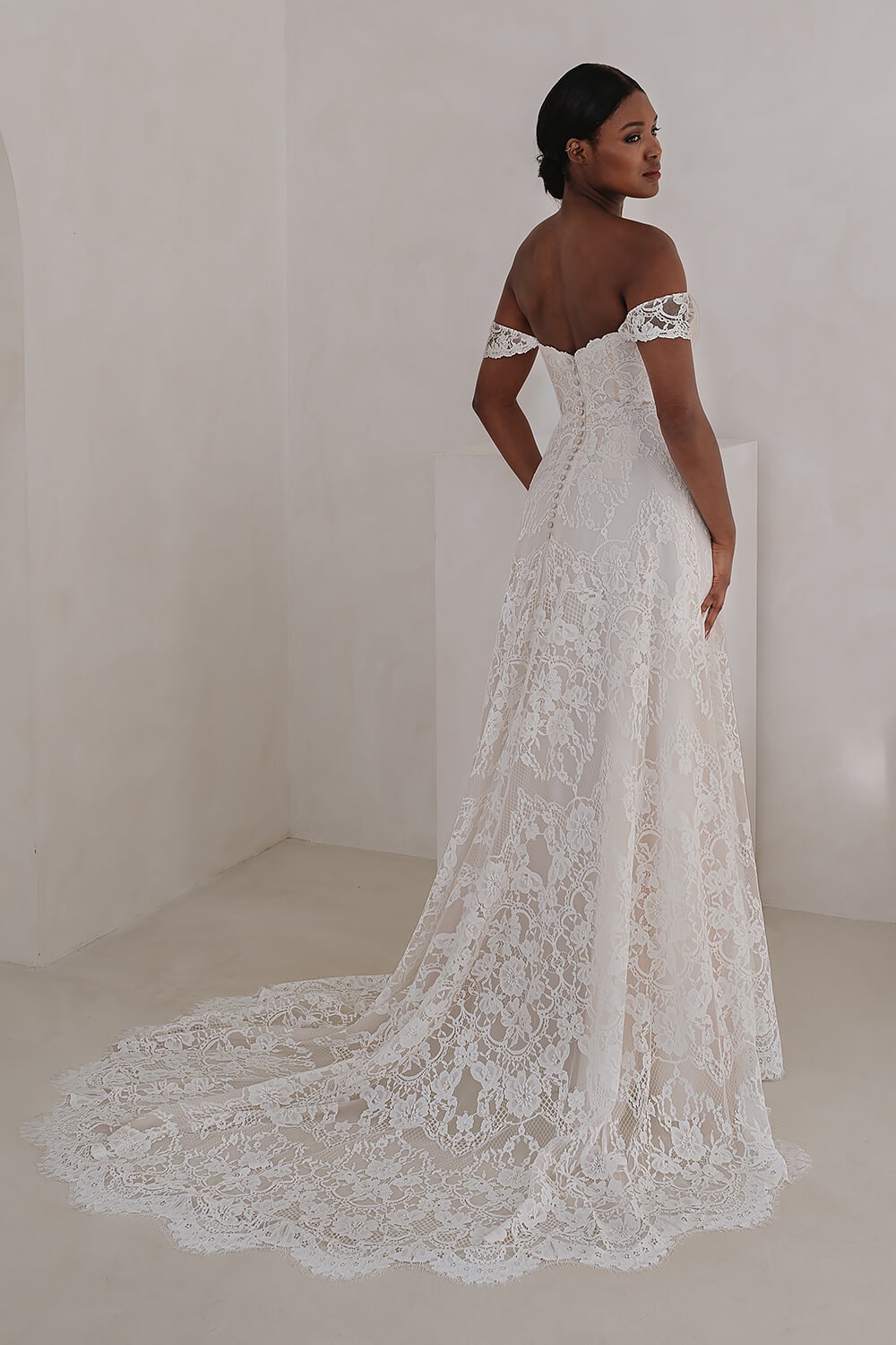 Galina UK30348 - 2 - Wedding Dress Long Sleeves designer bridal shops London Love Spell Design Galina UK30348 2 Wedding Dress Long Sleeves designer bridal shops London Love Spell Design