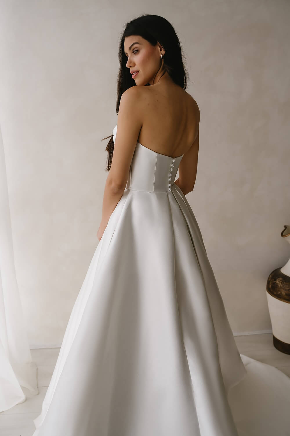 Mikado A Line Wedding Dress Bridal Boutiques London Wedding Dresses UK Love Spell Design Mikado A Line Wedding Dress Bridal Boutiques London Wedding Dresses UK Love Spell Design